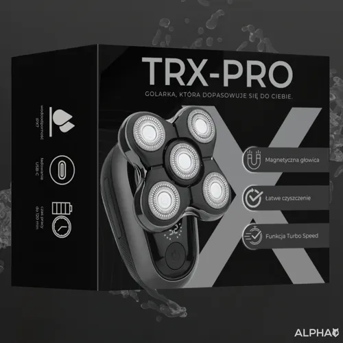Golarka ALPHA Trx-Pro Na mokro i sucho