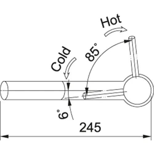 Bateria Franke Orbit Pull-Out Srebrny Stal szlachetna