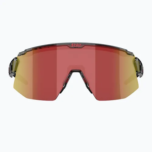 Okulary przeciwsłoneczne Bliz Breeze transparent dark grey/brown red multi