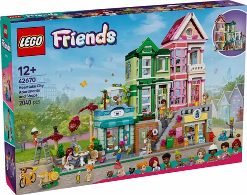 LEGO bricks Friends 42670 Квартиры и магазины в городе Heartlake