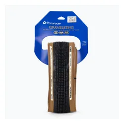 Opona rowerowa Panaracer GravelKing SK 700 x 50'' czarny/brązowy