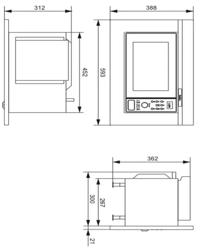 Kuchenka mikrofalowa Amica AMGB20E2GB Grill