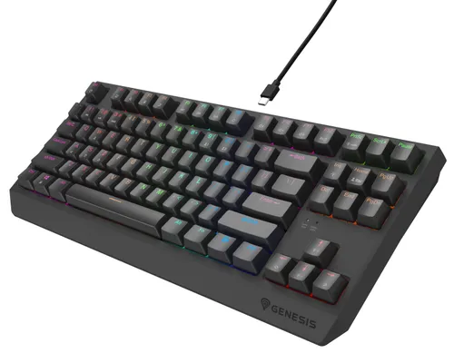 Klawiatura mechaniczna Genesis Thor 230 TKL Lite Outemu Red Czarny