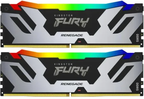 Pamięć RAM Kingston FURY Renegade RGB DDR5 48GB (2 x 24GB) 8400 CL40 Szary