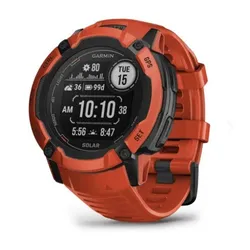 Смарт-часы Garmin Instinct 2x Solar (огненно-красный)