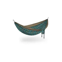 Hamak ENO DoubleNest Print Giving Back Hammock - gond roots/khaki