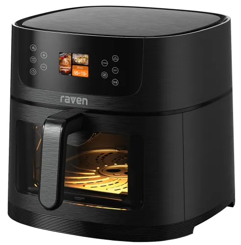 Air fryer Raven Frytownica niskotłuszczowa EFN010 AI z rozpoznawaniem potraw 25 programów automatycznych 1800W
