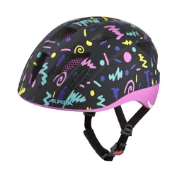 Kask rowerowy dziecięcy Alpina Ximo Flash black confetti matt