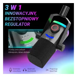 Mikrofon Fifine AM8PROT Przewodowy Dynamiczny Czarny