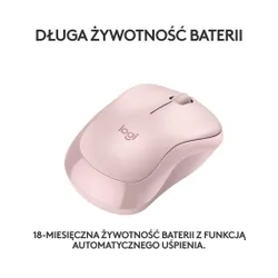 Myszka Logitech M240 Silent Różowy