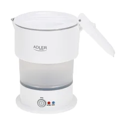 ADLER AD 1377 0,6 l biały - czajnik elektryczny turystyczny silikonowy