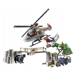 Миссия вертолета Playmobil 70663 в каньоне