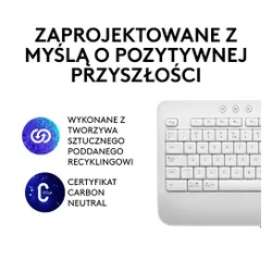 Klawiatura Logitech K650 Signature Biały