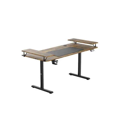 Biurko Ultradesk HIGHLANDER XXL 160cm Regulacja wysokości Brązowy