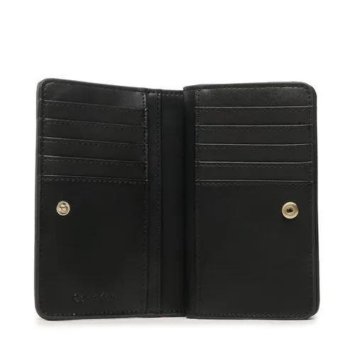 Большой женский кошелек Calvin Klein Re-Lock Bifold French Wallet Pbl K60K610962 BAX