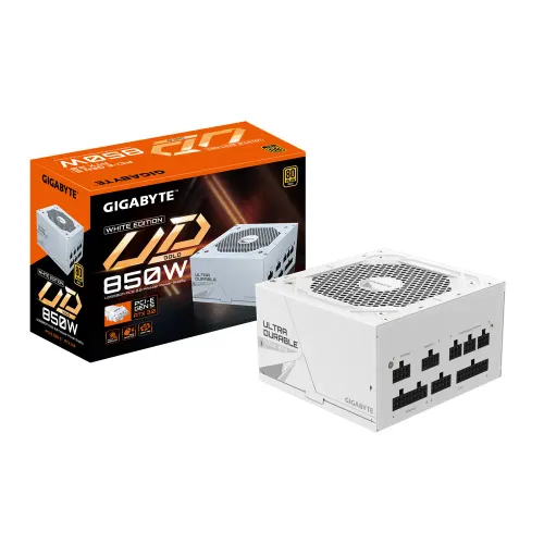 Zasilacz Gigabyte UD850GM PG5W 850W 80+ Gold Biały