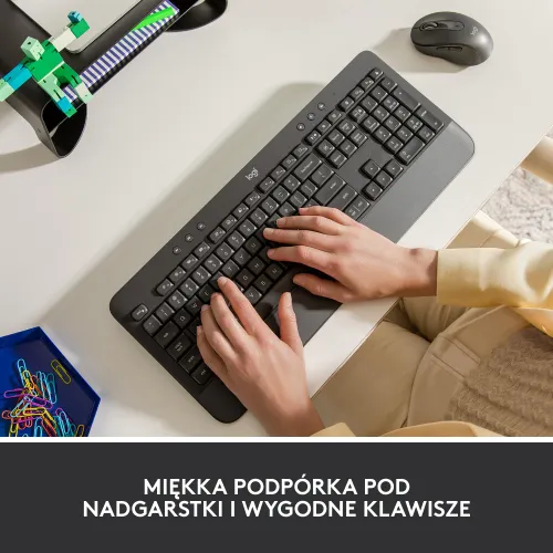 Klawiatura Logitech K650 Signature - grafitowy