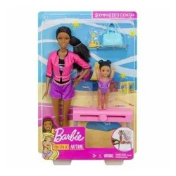 Lalka Barbie Trenerka z laleczką Gimnastyczka FXP40