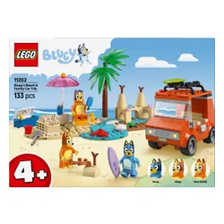 LEGO Klocki Bluey 11202 Blue i rodzinna wycieczka samochodem