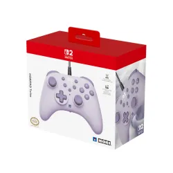 Pad Hori Turbo Cozy Lavender do Nintendo Switch 2 Przewodowy