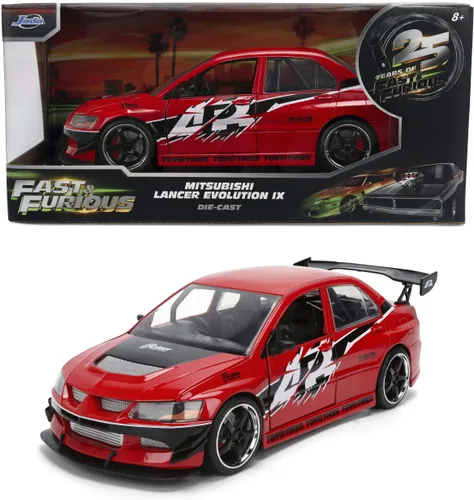 Samochód JADA TOYS Szybcy i wściekli Mitsubishi Lancer Evo IX 2006 9336208314R00