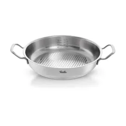 FISSLER Original Profi Collection 28 cm - patelnia ze stali nierdzewnej z pokrywką do serwowania