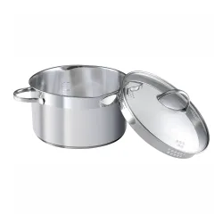 Garnek ze stali nierdzewnej z pokrywką SSW COMFORT 9,2 l