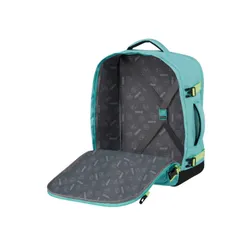 Plecak podręczny American Tourister Take2Cabin MS do Wizz Air - dusty turquoise / lime