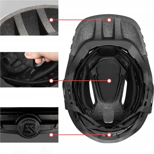 Kask rowerowy dziecięcy fullface szczękowy 2w1 odpinana szczęka rozmiar "S"
