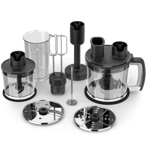 Blender Sencor SHB 5751WS Malakser Rozdrabniacz Końcówka do ubijania Końcówka do puree Spieniacz do mleka