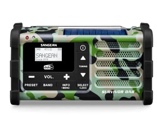 Radioodbiornik Sangean MMR-88 DAB+ Radio FM DAB+ Kamuflaż