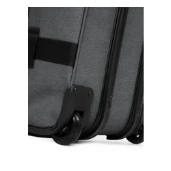 Tekerlekli çanta bavul Eastpak Transit L - Black denim