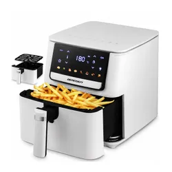 Air Fryer Frytkownica beztłuszczowa BERDSEN BD-662 Biały 6.5l 8 automatycznych programów