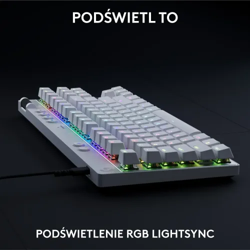 Klawiatura Logitech Pro X TKL Rapid Biały