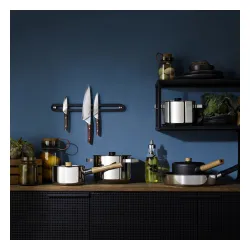 EVA SOLO Nordic Kitchen 24 cm - patelnia nieprzywierająca z pokrywką ze stali nierdzewnej