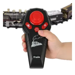 Kolejka elektryczna na akumulator parowóz światła dym + pilot RC Z3097