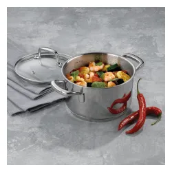 KELA Flavoria 1,6 l - garnek ze stali nierdzewnej z pokrywką