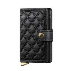 Кошелек Secrid Premium RFID Miniwallet Emboss Diamond - черный