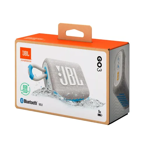 Głośnik Bluetooth JBL GO 3 Eco 4,2W Biało-szary