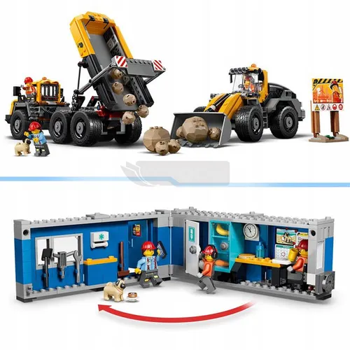 LEGO City 60494 Wywrotka i ładowarka czołowa, zestaw klocków 8+