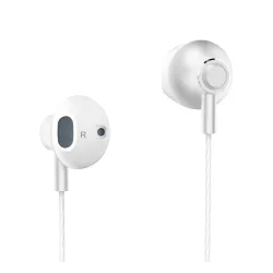 Słuchawki przewodowe Kruger & Matz KMPB2-W Douszne Mikrofon Biały