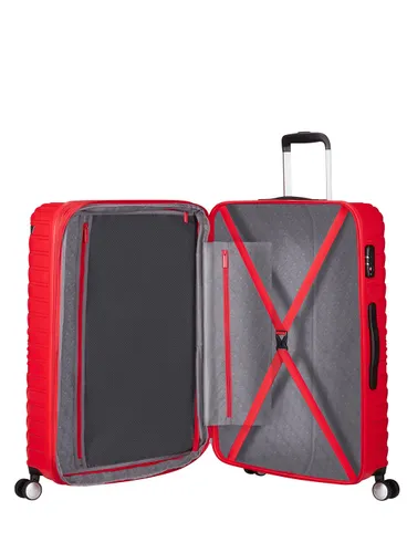 Большой чемодан American Tourister Mickey Clouds - classic red