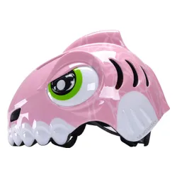 Kask rowerowy WOZINSKY Dinozaur HT-62R Różowy dla Dzieci (rozmiar S)