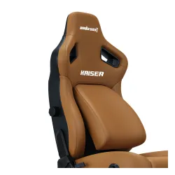 Fotel Anda Seat Kaiser 4 XL Gamingowy do 200kg Skóra Eco Brązowy