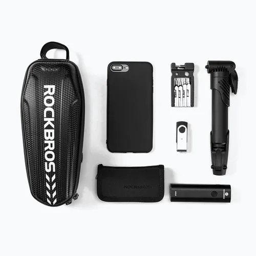 Torba rowerowa na ramę Rockbros B60 1,1 l black