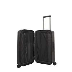 Walizka średnia poszerzana Travelite Roomer Trunk - black