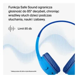 Słuchawki bezprzewodowe Belkin Soundform Mini dla dzieci Nauszne Bluetooth 5.3 Niebieski