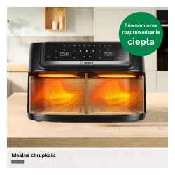 Air fryer Bosch Serie 4 Double Drawer MAFD440B7 2500W 9l