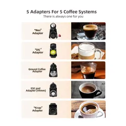 Ekspres HIBREW H2B 5w1 Biały (2 systemy kapsułek)