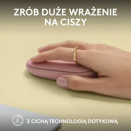 Myszka Logitech Pebble 2 Różowy